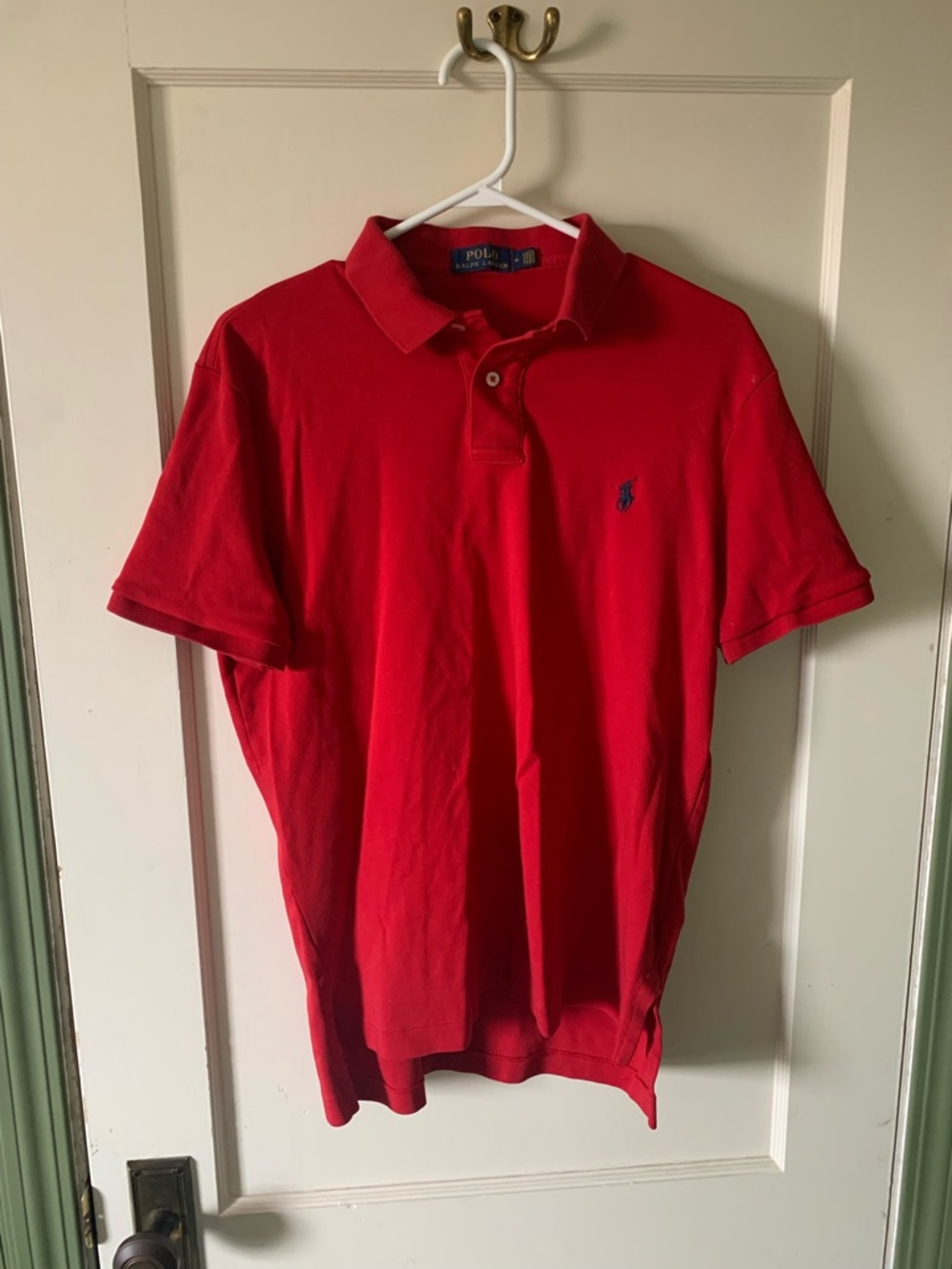 Polo Ralph Lauren Men’s Red Polo with Navy Pony